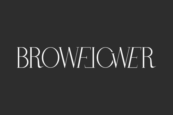 Browflower: The Whisper of Luxury in Type