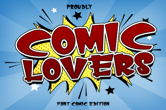 Comic Lovers: A Joyful Color Font for Creative Projects