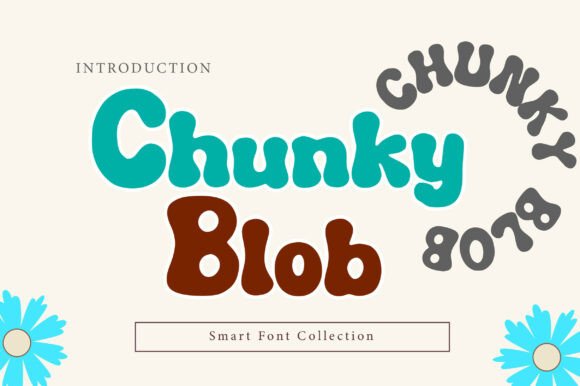 Get a Bouncy, Retro Vibe with the Chunky Blob Font