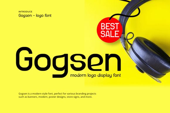 Gogsen: The Approachable Typeface for Modern Brands