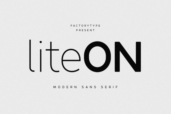 Liteon: The Modern Sans Serif for Clean, Standout Design