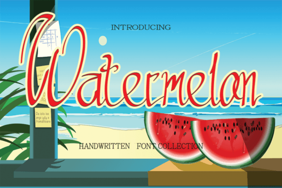 Watermeon: Capturing Summer's Joy in a Display Font